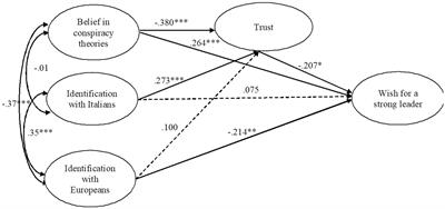 Do we need a strong captain to navigate the COVID-19 pandemic? Social identification, conspiracy theory beliefs, and the wish for a strong leader